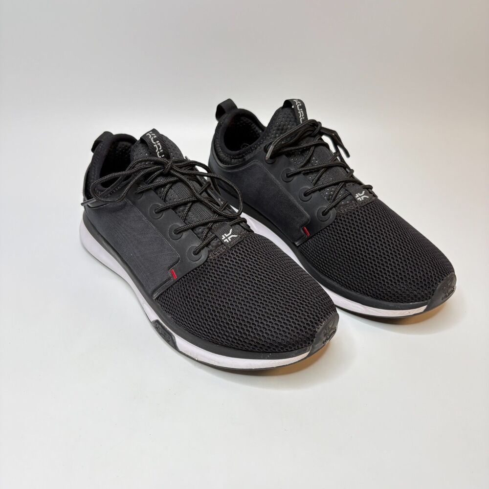 KURU Atom Black White Training Workout Sneaker Mens Size 11 Wide